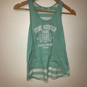 Girls Stone Mountain stripped tank